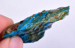 17grs BLUE OPAL ROUGH Peru Scenic Quality Jewelry Collector O801