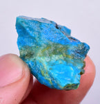 11grs BLUE OPAL ROUGH Peru Scenic Quality Jewelry Collector O802