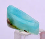 7carats BLUE OPAL CABOCHON Pendant Wire Wrap Caribean Turquoise Color Peru B108
