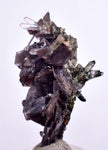 4.8cms AXINITE QUARTZ CRYSTALS Epidote Cluster Prehnite Peru Mineral Specimen Collectors A613