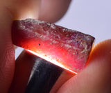 16cts RUBY CRYSTAL CORUNDUM Natural Rough Red Tanzania Mineral Specimen Y86