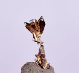 0.7cms NATIVE SILVER WIRES  Peru Mineral Specimen H374