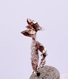 0.6cms NATIVE SILVER WIRES  Peru Mineral Specimen H377