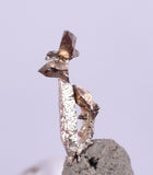 0.6cms NATIVE SILVER WIRES  Peru Mineral Specimen H377