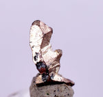 0.6cms NATIVE SILVER WIRES  Peru Mineral Specimen H378