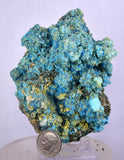 9cms CHALCANTHITE ROMERITE ALUNOGEN Natural Botryoidal Crystals Melanterite Pyrite New Find Peru Translucent Rare Stable For Display F453