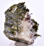 4.5cms AXINITE QUARTZ CRYSTALS Epidote Cluster Prehnite Peru Mineral Specimen Collectors A616