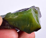 71gr GEM SILICA CHRYSOCOLLA Emeraldine Lily Mine Peru Scenic Quartz Malachite Chalcedony Emerald Jade Color S125
