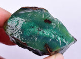 47grs GEM SILICA CHRYSOCOLLA Emeraldine Lily Mine Peru Scenic Quartz Malachite Chalcedony Emerald Jade Color S127