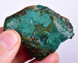 47grs GEM SILICA CHRYSOCOLLA Emeraldine Lily Mine Peru Scenic Quartz Malachite Chalcedony Emerald Jade Color S127
