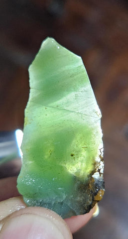 5.9grs GEM SILICA CHRYSOCOLLA Emeraldine Lily Mine Peru Scenic Quartz Malachite Chalcedony Emerald Jade Color S130