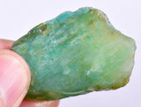14grs GEM SILICA CHRYSOCOLLA Emeraldine Lily Mine Peru Scenic Quartz Malachite Chalcedony Emerald Jade Color S133