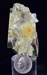 5.7cms SELENITE CRYSTALS CHRYSOCOLLA Lily Mine Peru Gypsum Mineral Specimen T460