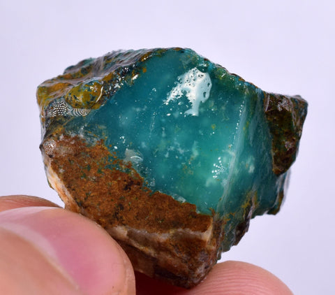 11grs GEM SILICA CHRYSOCOLLA Emeraldine Lily Mine Peru Scenic Quartz Malachite Chalcedony Emerald Jade Color S138