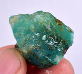 9.4grs GEM SILICA CHRYSOCOLLA Emeraldine Lily Mine Peru Scenic Quartz Malachite Chalcedony Emerald Jade Color S139