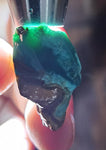 7.6grs GEM SILICA CHRYSOCOLLA Emeraldine Lily Mine Peru Scenic Quartz Malachite Chalcedony Emerald Jade Color S141