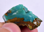 13.9grs GEM SILICA CHRYSOCOLLA Emeraldine Lily Mine Peru Scenic Quartz Malachite Chalcedony Emerald Jade Color S142