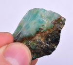 14grs GEM SILICA CHRYSOCOLLA Emeraldine Lily Mine Peru Scenic Quartz Malachite Chalcedony Emerald Jade Color S145