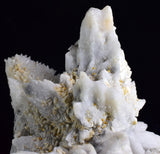 16cms QUARTZ CALCITE PYRITE Peru Crystals Old Stock Collector  Mineral Specimen Q386