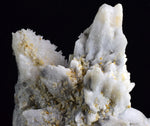 16cms QUARTZ CALCITE PYRITE Peru Crystals Old Stock Collector  Mineral Specimen Q386