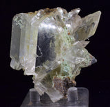 7.1cms SELENITE CRYSTALS CHRYSOCOLLA Lily Mine Peru Gypsum Mineral Specimen T463