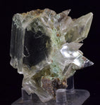 7.1cms SELENITE CRYSTALS CHRYSOCOLLA Lily Mine Peru Gypsum Mineral Specimen T463