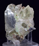 7.1cms SELENITE CRYSTALS CHRYSOCOLLA Lily Mine Peru Gypsum Mineral Specimen T463