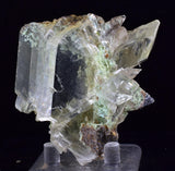 7.1cms SELENITE CRYSTALS CHRYSOCOLLA Lily Mine Peru Gypsum Mineral Specimen T463