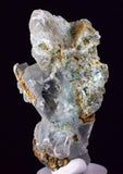 6.9cms SELENITE CRYSTALS CHRYSOCOLLA Lily Mine Peru Gypsum Mineral Specimen T464