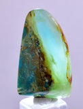 29.5carats BLUE OPAL TUMBLED Pendant Wire Wrap Caribean Turquoise Color Peru B102
