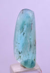5.5carats BLUE OPAL CABOCHON Pendant Wire Wrap Caribean Turquoise Color Peru B104
