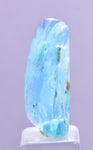 5.5carats BLUE OPAL CABOCHON Pendant Wire Wrap Caribean Turquoise Color Peru B104
