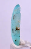 5.5carats BLUE OPAL CABOCHON Pendant Wire Wrap Caribean Turquoise Color Peru B104