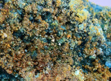 7.1cms CHALCANTHITE ROMERITE ALUNOGEN Natural Botryoidal Crystals Melanterite Pyrite New Find Peru Translucent Rare Stable For Display F456