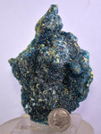 9.6cms CHALCANTHITE ROMERITE ALUNOGEN Natural Botryoidal Crystals Melanterite Pyrite New Find Peru Translucent Rare Stable For Display F457