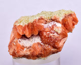 3.8cm RED ORANGE STILBITE Laumontite Crystals Peru Mineral Specimen F449