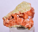 3.8cm RED ORANGE STILBITE Laumontite Crystals Peru Mineral Specimen F449