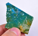 34grs BLUE OPAL ROUGH Peru Scenic Quality Jewelry Collector O800