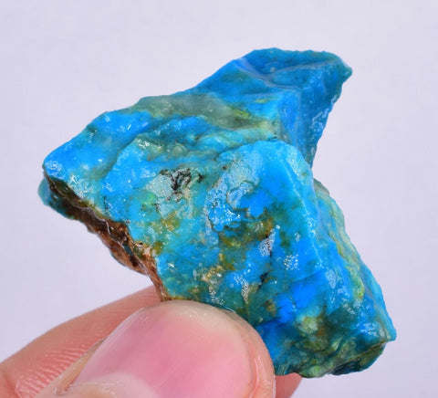 11grs BLUE OPAL ROUGH Peru Scenic Quality Jewelry Collector O802
