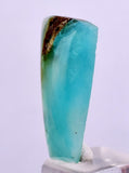 7carats BLUE OPAL CABOCHON Pendant Wire Wrap Caribean Turquoise Color Peru B108