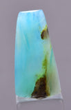 7carats BLUE OPAL CABOCHON Pendant Wire Wrap Caribean Turquoise Color Peru B108