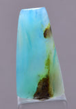 7carats BLUE OPAL CABOCHON Pendant Wire Wrap Caribean Turquoise Color Peru B108