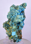 9cms CHALCANTHITE ROMERITE ALUNOGEN Natural Botryoidal Crystals Melanterite Pyrite New Find Peru Translucent Rare Stable For Display F453