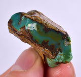 18grs GEM SILICA CHRYSOCOLLA Emeraldine Lily Mine Peru Scenic Quartz Malachite Chalcedony Emerald Jade Color S140
