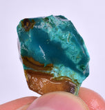 7.6grs GEM SILICA CHRYSOCOLLA Emeraldine Lily Mine Peru Scenic Quartz Malachite Chalcedony Emerald Jade Color S141