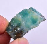 14grs GEM SILICA CHRYSOCOLLA Emeraldine Lily Mine Peru Scenic Quartz Malachite Chalcedony Emerald Jade Color S145