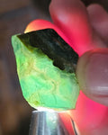 14grs GEM SILICA CHRYSOCOLLA Emeraldine Lily Mine Peru Scenic Quartz Malachite Chalcedony Emerald Jade Color S145
