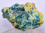 7.1cms CHALCANTHITE ROMERITE ALUNOGEN Natural Botryoidal Crystals Melanterite Pyrite New Find Peru Translucent Rare Stable For Display F456