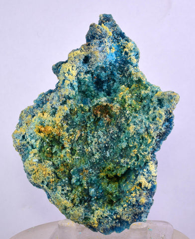 9.6cms CHALCANTHITE ROMERITE ALUNOGEN Natural Botryoidal Crystals Melanterite Pyrite New Find Peru Translucent Rare Stable For Display F457