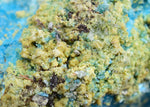 6.8cms CHALCANTHITE ROMERITE ALUNOGEN Natural Botryoidal Crystals Melanterite Pyrite New Find Peru Translucent Rare Stable For Display F460
